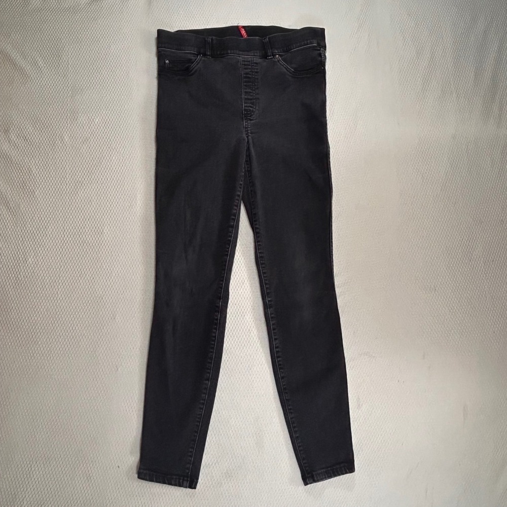 Spanx Jean-ish High Rise Pull On Leggings Faded Black Tall Large